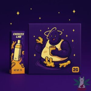 Grape Drank Ginger Ale vape cartridge from Leafy Llama Dispensary